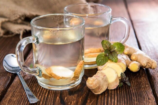 Ginger tea is a delicious and healing drink to increase male potency