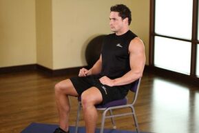 Exercise in the chair